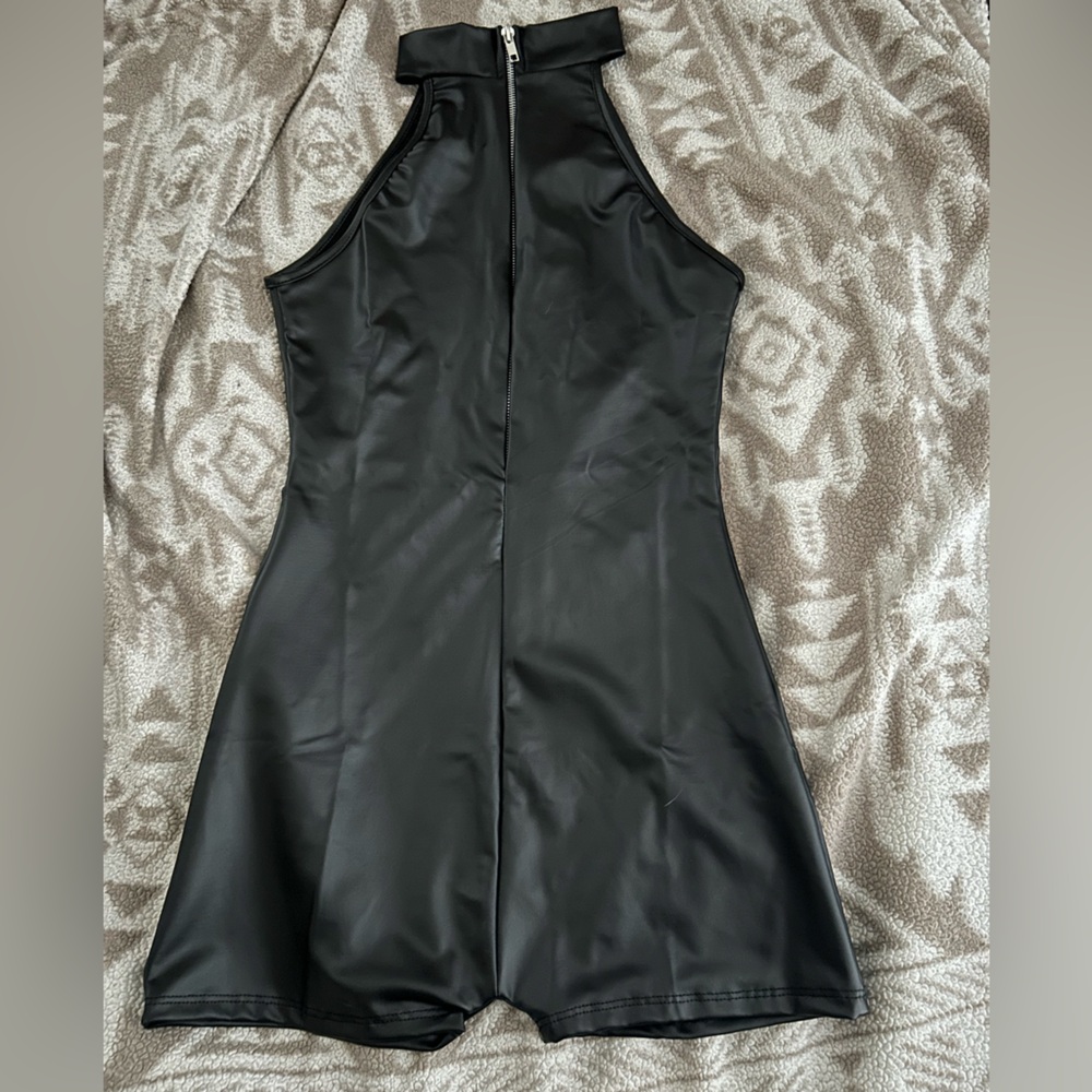 PrettyLittleThing Black Sleeveless Romper